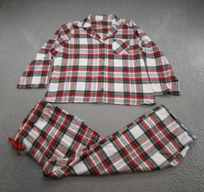 Old Navy Plaid Flannel Pajama Set Pants Shirt Women's Size 2XL NEW