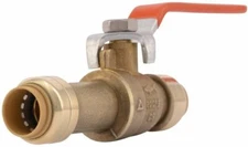 Cash Acme 24735LF Sharkbite Slip Ball Valve, 1/2-Inch