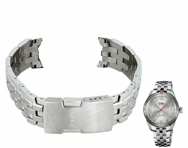 Reloj pulsera deportivo de acero inoxidable Oris Bandas