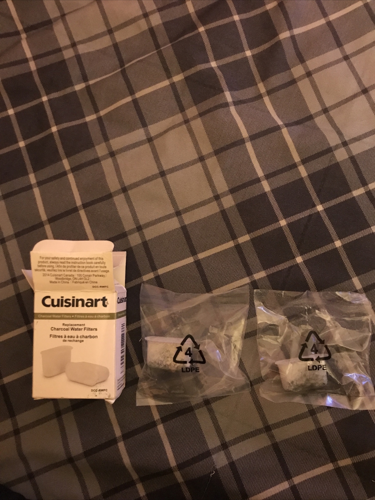Cuisinart Charcoal Water Filters DCCRWF (1 Box with 2 filters