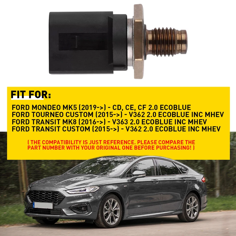 For Ford Transit Custom EcoBlue 2.0 Fuel Pressure Sensor Pressure Regulator NEW - Image 2 of 4