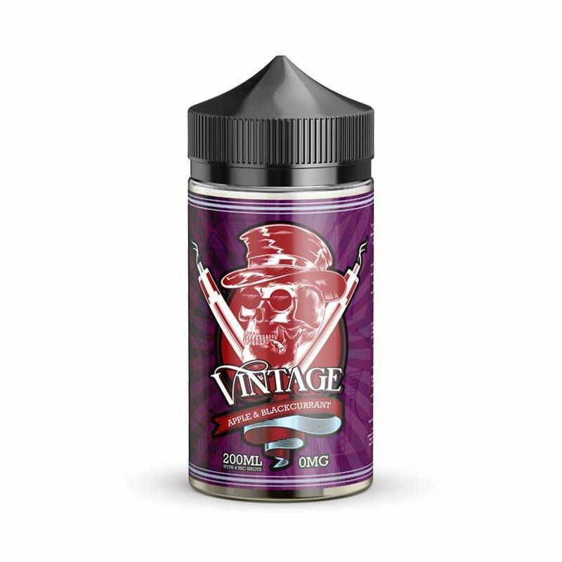 200ML E Liquid Premium 0mg | Vintage Edition Vape Juice | 33 Flavours |  70/30 VG