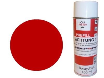 1x Sprühdose 400ml 1K Autolack für geeignet für Toyota  3P0 Super Red Glanz Rot