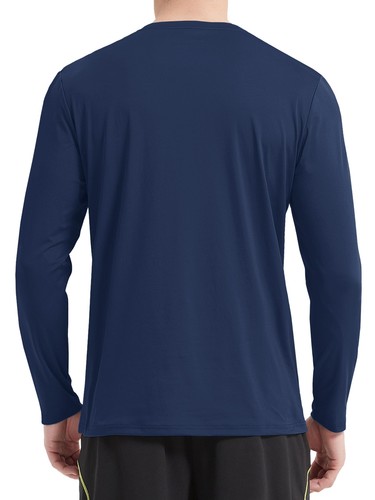 Mens UV Protection UPF 50+ Shirts Long Sleeve Sport Casual Workout Beach T-Shirt - Picture 42 of 87