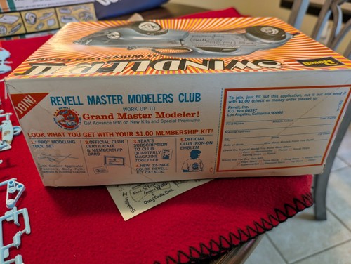 Vintage Revell Swindler ll 1941 Willys Gasser Coupe model kit 1970 issue Open - Picture 17 of 17