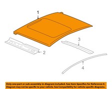 GM OEM 06-11 Lucerne Roof Roof Components-Roof Panel 15864200