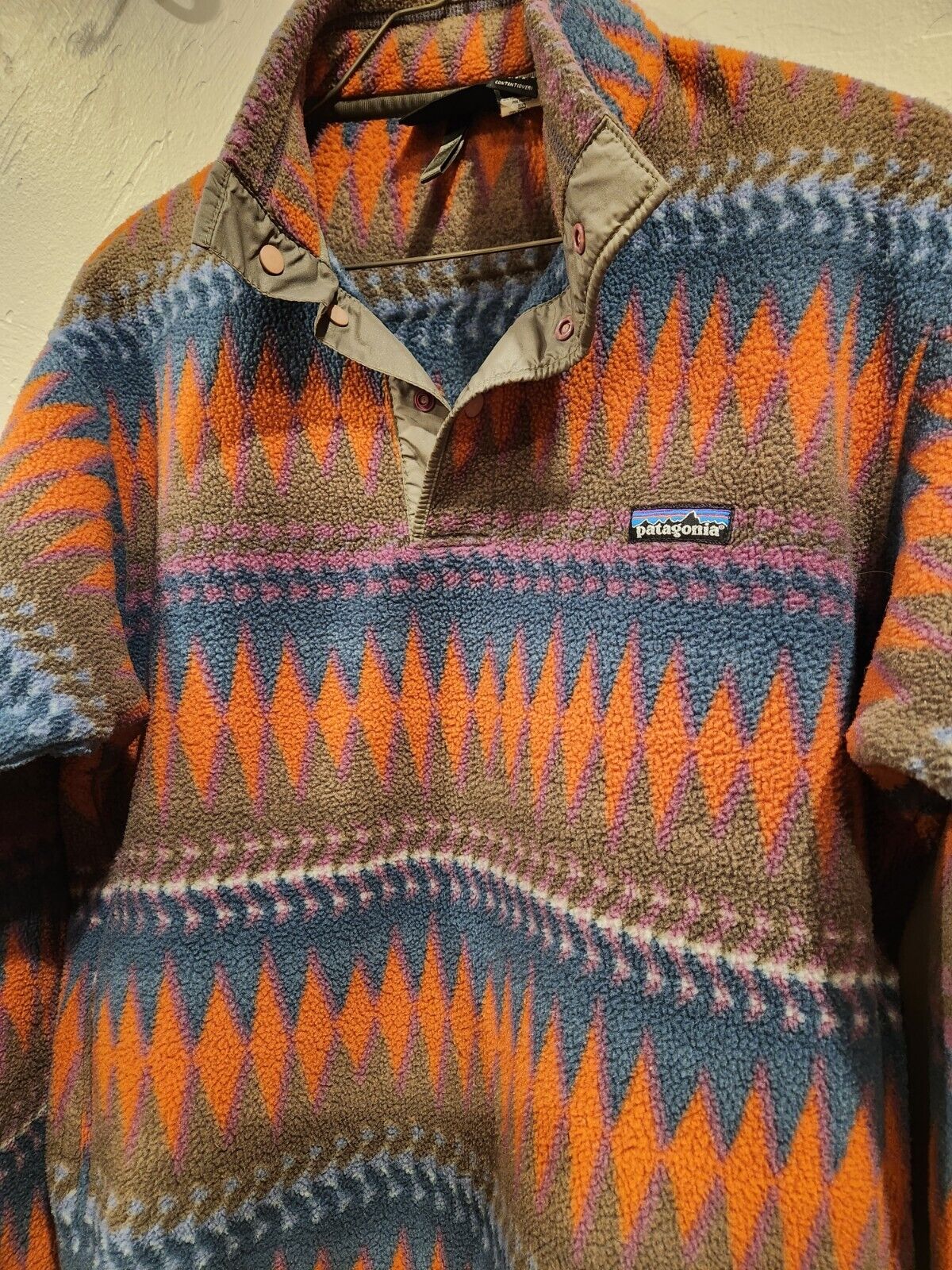 Vtg Rare Patagonia Laughing Waters 1996 Synchilla… - image 1