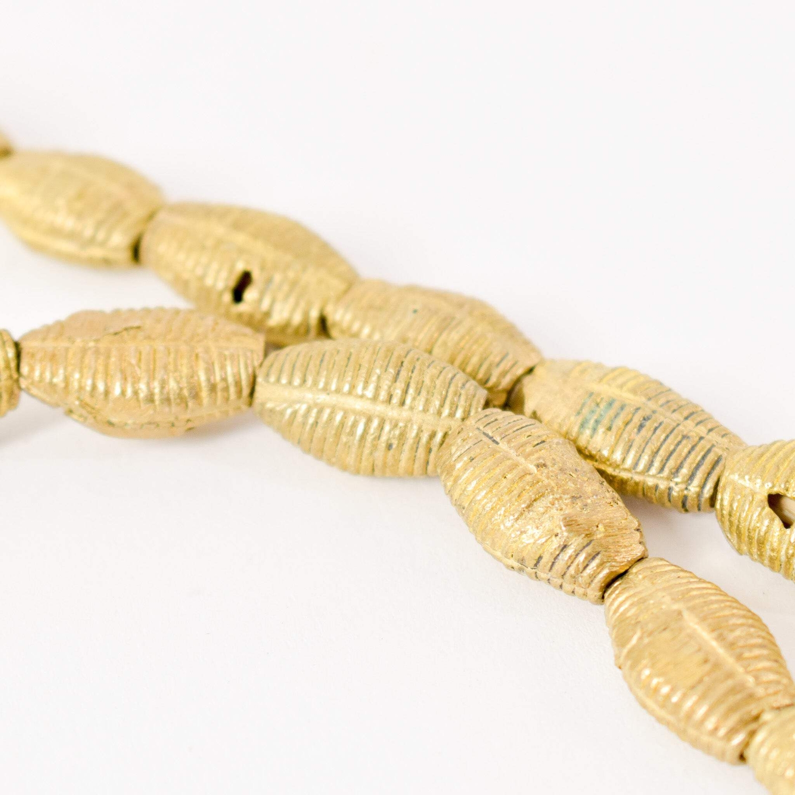 Baule Brass Hollow Beads Ghana