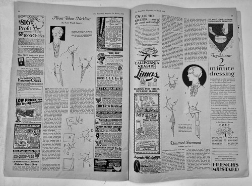 1929 Household Magazine Fashion Home Making Makeup Advertising Women's Interest - Picture 11 of 13