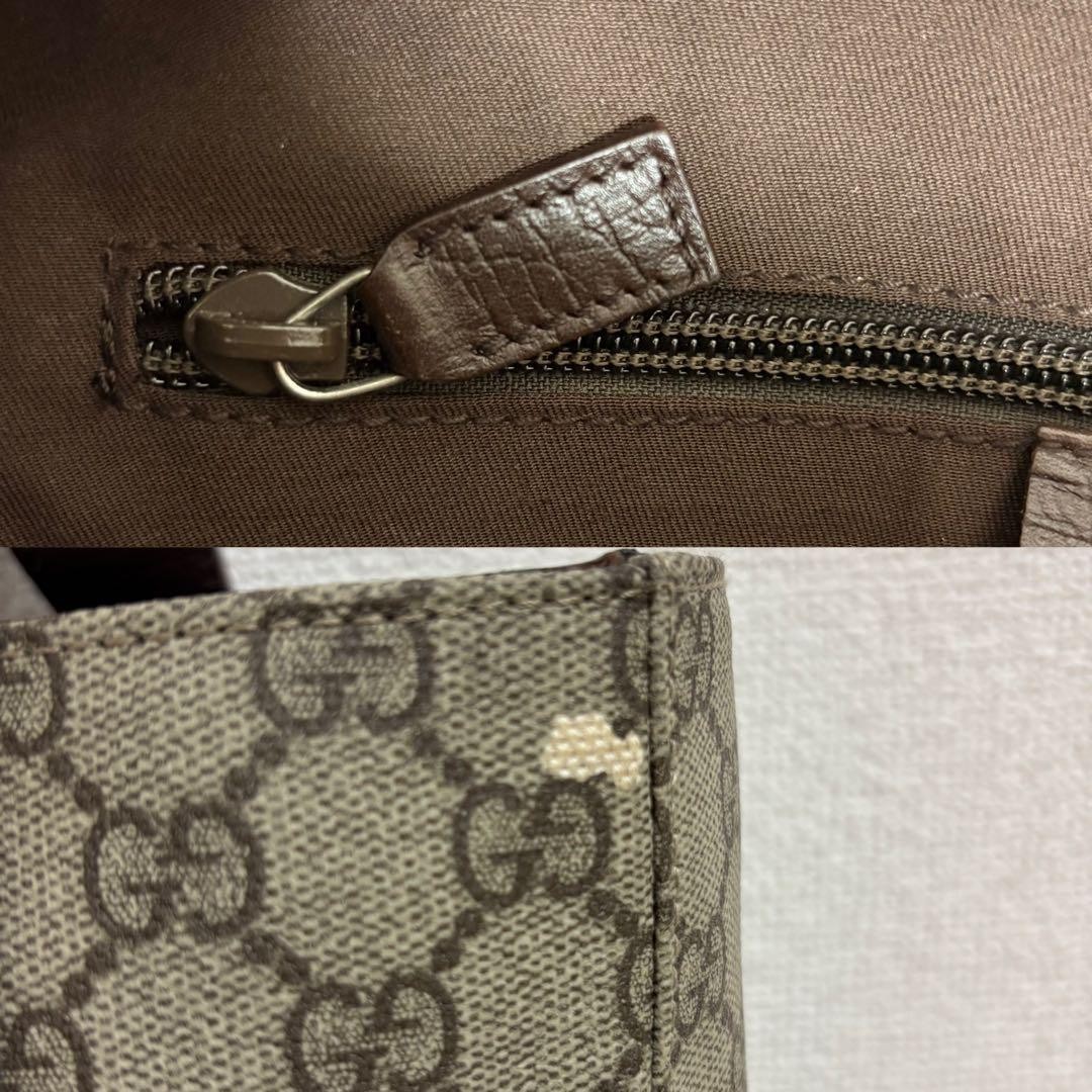 GUCCI Tote Bag GG Supreme Handbag GG Pattern Leather — image 11