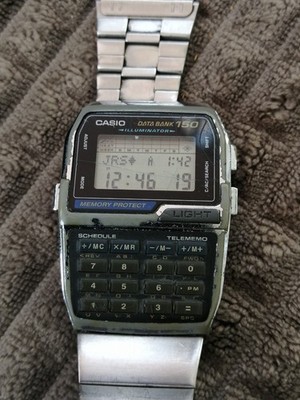 Casio DBC-1500 Data Bank 150 Gebraucht * vintage * Armbanduhr