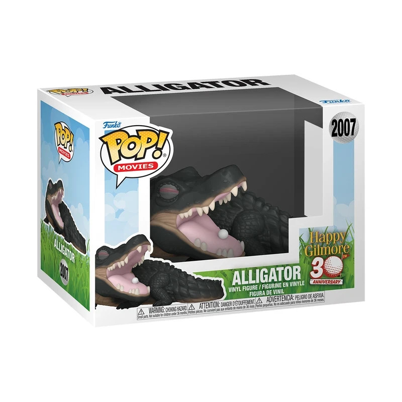 POP MOVIES HAPPY GILMORE 30TH ALLIGATOR 3.75" POP VINYL FIGURE FUNKO 2007 NEW