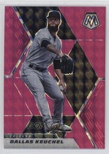 2021 Panini Mosaic Fluorescent Pink Mosaic Prizm /10 Dallas Keuchel #121 s5j