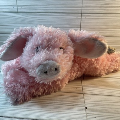 Vintage Plush Pig Boyds Bears & Friends Bubblegum Pink Shaggy 2006