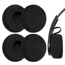 2 Pairs Black Foam Ear Pads for JLAB Rewind, Rewind 2 Wireless Retro Headphones