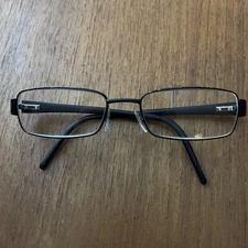 GUCCI GG2715 66A 52-17-130 Black GG Web Eyeglasses Frames Only Italy Rectangle