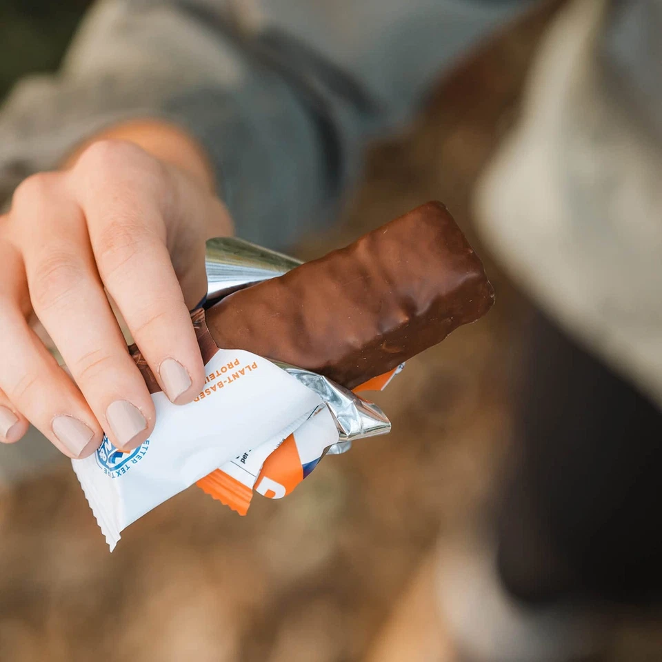 Barritas de proteína de chocolate PROBAR 20 g de proteína vegetal sin gluten sin OGM 12 unidades Foto 3 de 4