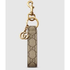 Gucci Ophidia GG Marmont Key ring chain GG Charm Green Red New w/ Box  Bag COA