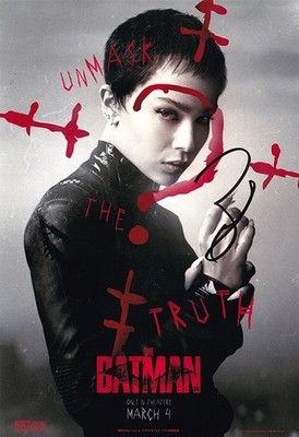 Zoë Kravitz signed The Batman Selina Kyle 4x6 inch High Glossy Reprint Card