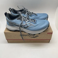 Saucony Sneakers Womens 10.5 Peregrine 14 S10916-101 Blue Running Trail Shoe New