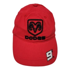Chase Authentics Dodge NASCAR Cap #9 Kasey Kahne Red Microcord Adjustable Hat