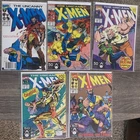 The Uncanny X-Men Lot of 5 Vintage Marvel Comics Jim Lee Cover Art