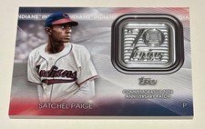 2021 Topps Update Satchel Paige 70th Anniversary Logo Patch #T70P-SP  High Grade