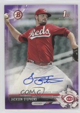 2017 Bowman Retail Prospect Auto Purple 59/250 Jackson Stephens #PA-JS Auto k0w