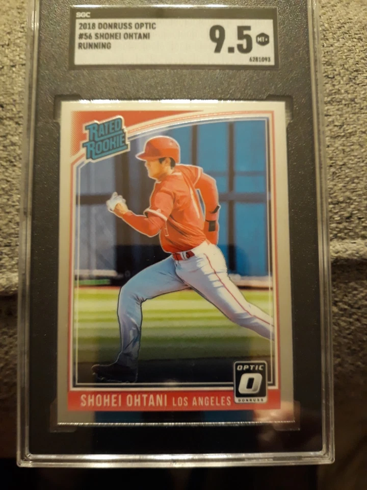 2028 DONRUSS OPTIC SHOHEI OHTANI RATED ROOKIE RUNNING #56.SGC 9.5!!! - Image 2 of 4