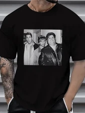 Retro Friends Portrait Tee – Vintage Black White Photo Streetwear T-Shirt