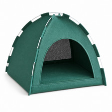 Foldable Pet Cave Tent Bed for Cats Small Dogs Removable Mat Small Medium