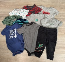 Toddler Boys Clothes Lot Size 18-24 Months 10pcs Cat  Jack Carters Bodysuits