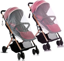 2-Pack Stroller Mosquito Net, Universal Bug Net Cover for Stroller, Bassinets,