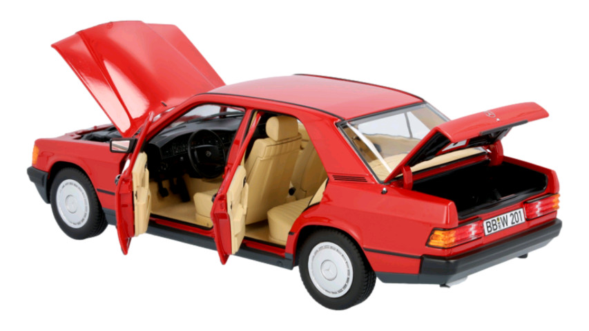 Mercedes 190 E W201 Modèle Réduit 1:18 : le cadeau idéal pour collectionneur auto