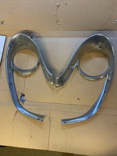1959 Lincoln Premier Continental Headlight Bezels Pair Headlight Chrome Vintage