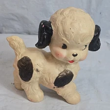 1950s 1960s Sun Rubber Company Ruth E Newton Vintage Squeaky Puppy Dog Toy