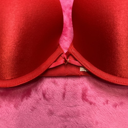 Soutien gorge push-up très sexy Victoria’s Secret 32D couleur rouge bretelles éblouies NEUF - Photo 4/21