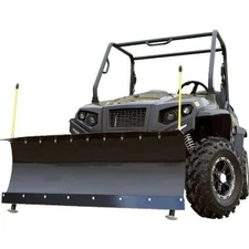 DENALI PLOWS® 72 inch Universal UTV Snow Plow Kit with Rubber Flap & Markers.