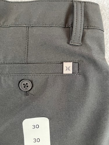 Hurley Hybrid Walk Shorts Men's 30 Black Performance Stretch Golf Outdoor NEW - Picture 5 of 12