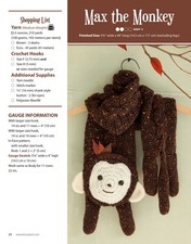 Leisure Arts Amigurumi Animal Scarves Crochet Book  Easy Crochet Pattern Book