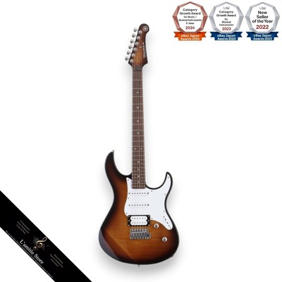 YAMAHA Pacifica PAC212VFM E-Gitarre Tobacco Brown Sunburst