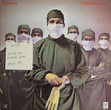 Rainbow Difficult To Cure Vinyl Record LP VG/G+ PD-1-6316 1981