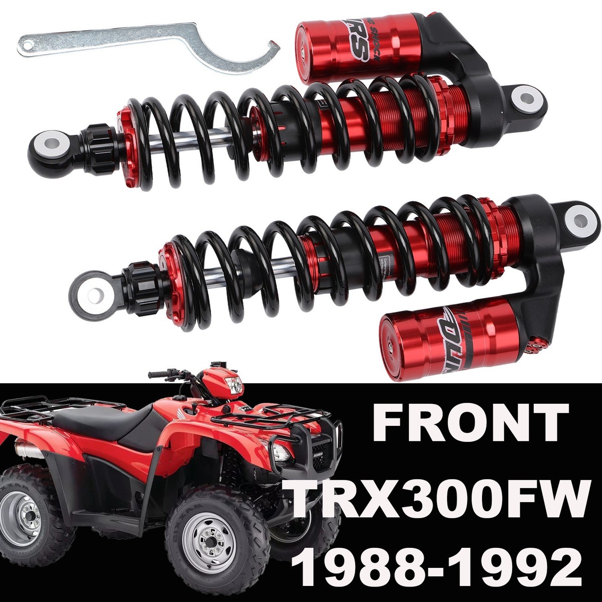 For 1988-1992 Honda Fourtrax 300 TRX300FW 4x4 Front Shocks
