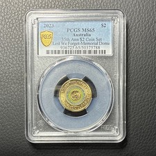 Australia 2023 $2 35th Ann Coin Set Lest We Forget Memorial Dome-PCGS MS65#005