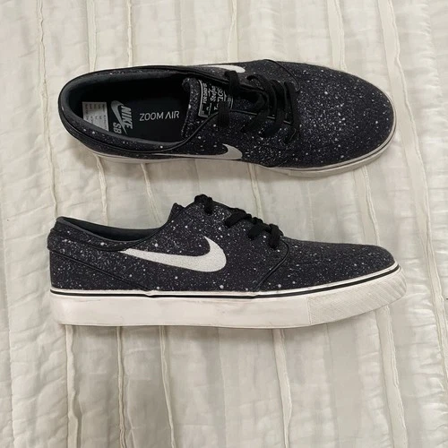 Nike SB Zoom Stefan Janoski Men’s 8.5 Premium Splatter Print Skate Shoes VGUC