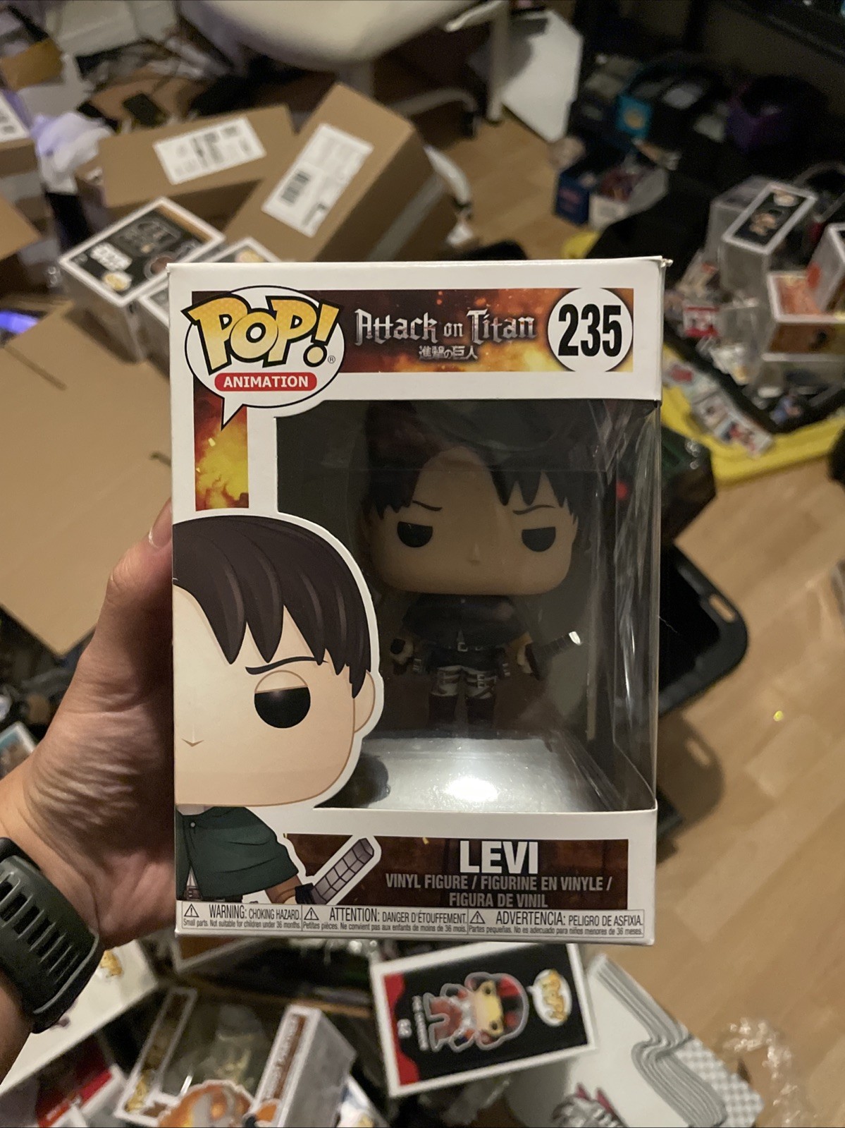 Funko Pop! Animation Attack on Titan Levi 235 Vinyl Figure Boxed