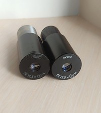 Carl Zeiss Jena Microscope Pair Eyepiece PK 12.5x 16m