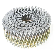 3600 Count 1-1/2" Hot-Dipped Galvanized Siding Nails - 15-Degree Coil