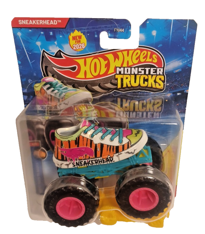 【未開封】Hot Wheels MONSTER TRUCKS まとめ売り 2026 Hot Wheels Monster Trucks Sneakerhead HWMT Back to Basics 4/8