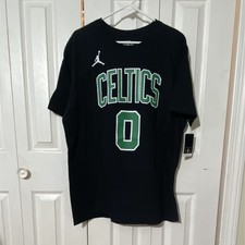 Jordan Boston Celtics Jayson Tatum 0 Men's XL Black Shirt NBA